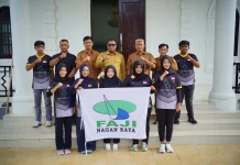 Raja Sayang Lepas Kontingen Faji Nagan Raya Wakili Aceh Kejurnas Arung Jeram