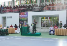 Pangdam IM Buka Open Tournament Tenis Lapangan di Lapangan Tenis Jasdam
