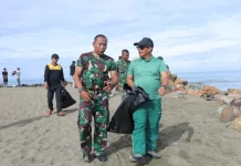 Karya Bhakti Bersih Pantai, Kolaborasi Sambut HUT TNI dan HUT Kota Meulaboh