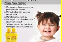 Khasiat Minyak Kemiri untuk Perawatan Rambut Anak