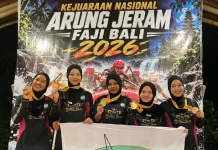 Atlet FAJI U-19 Nagan Raya Raih Emas Kejurnas Arung Jeram 2026