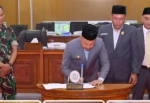 Bupati Aceh Jaya Rapat Paripurna Perubahan APBK 2026