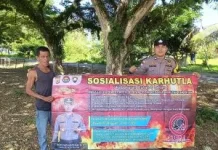 Porsonel Polres Aceh Selatan Lakukan Sosialisasi karhutla pada Masyarakat