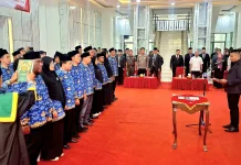 Bupati Abdya Lantik Pejabat Administrator dan Pengawas, Tekankan Integritas ASN