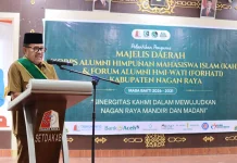 Bupati Nagan Raya Hadiri Pelantikan MD KAHMI dan FORHATI Periode 2026–2031