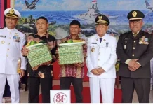 Wabup Simeulue Hadiri Upacara HUT ke-81 TNI