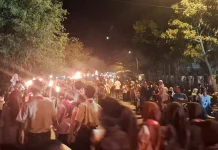 Lebih 1.800 Pramuka Aceh Barat Pawai Obor Menyambut Bulan Ramadan