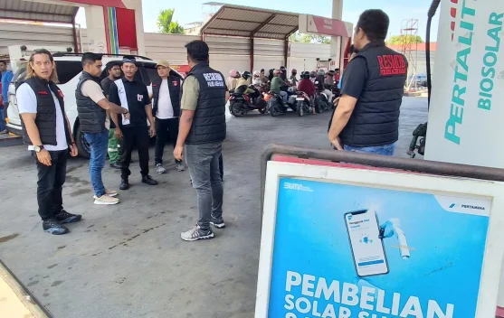 Satreskrim Polres Aceh Barat Cek SPBU, Stok BBM Aman dan Tidak Ada Panic Buying