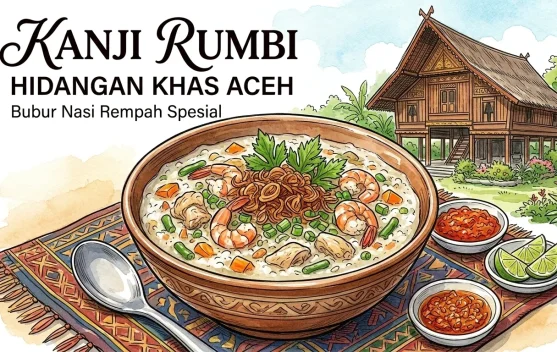 Tradisi Kanji Rumbi Hangatnya Bubur Rempah Pemersatu Warga Aceh di Bulan Ramadan