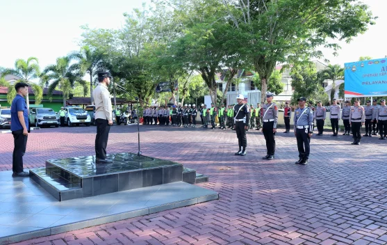 Wabup Aceh Barat Pimpin Apel Operasi Ketupat 2026