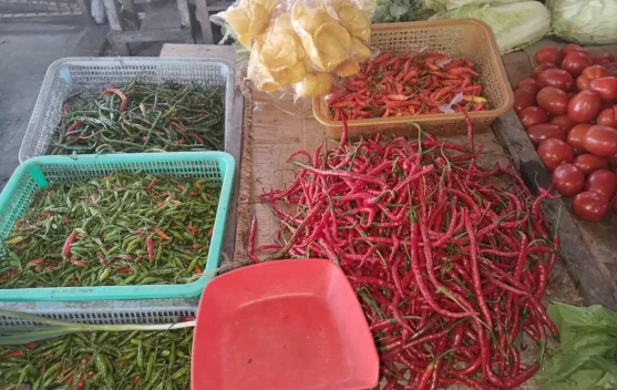 Harga Cabai di Pasar Meulaboh Terpantau Stabil Selama Ramadan