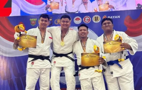 Personel SPN Polda Aceh Raih Medali Emas pada Kejuaraan Judo Kapolri Cup 2026