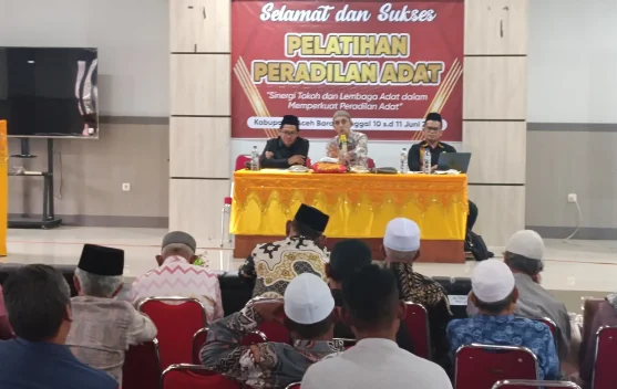 MAA Provinsi  Gelar Pelatihan Peradilan Adat di Kabupaten Aceh Barat