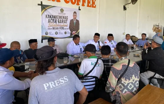 Kakankemenag Aceh Barat Perkuat Sinergi Bersama Insan Pers