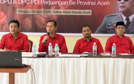 Rapim PDI Perjuangan Aceh Targetkan Lima Kursi DPRA dan Tambah DPR RI