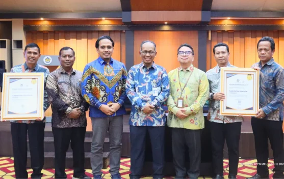 Pemkab Aceh Jaya Raih Penghargaan Terbaik I Penyaluran Dana Desa Tercepat di Aceh