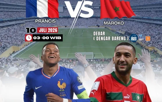 Prancis Buka Laga Kontra Maroko Perempat Final Piala Dunia 2026