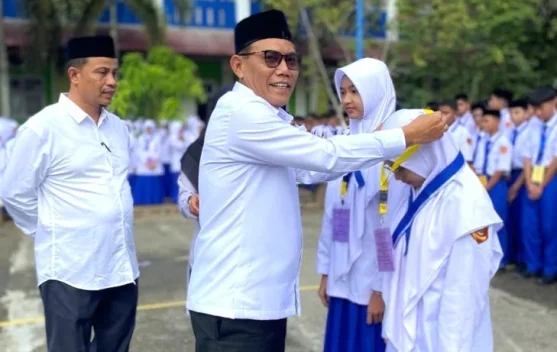 Kakankemenag Aceh Barat buka Ta'aruf MAN 1, ajak siswa baru jadi generasi berakhlak