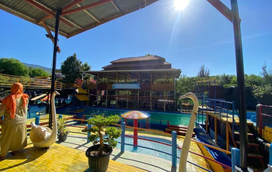 Pemandian WaterBoom Taman Rusa Aceh Besar Jadi Incaran Warga saat Cuaca Panas