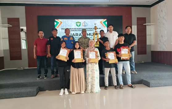 Kontingen Pencak Silat Kodim 0105/Aceh Barat Raih Juara Umum Piala Pangdam IM