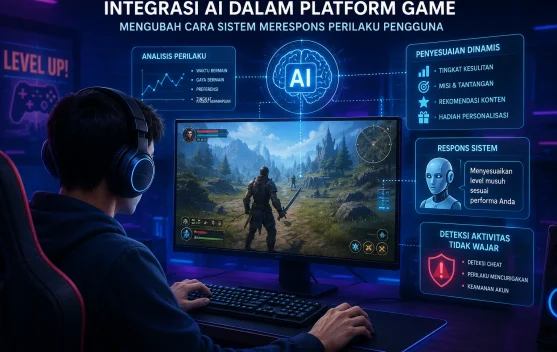 Integrasi AI dalam Platform Game Ubah Cara Sistem Merespons Perilaku Pengguna