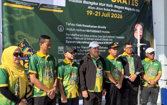 Pemkab Nagan Raya Ajak Masyarakat Manfaatkan Cek Kesehatan Gratis di Nagan Fair