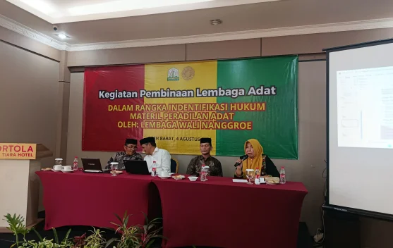 Lembaga Wali Nanggroe Gelar Pembinaan Lembaga Adat di Kabupaten Aceh Barat