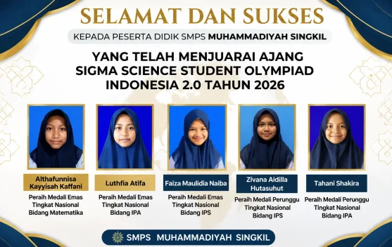 Lima Siswa SMPS Muhammadiyah Singkil Borong Medali Nasional di SSS Olympiad 2.0