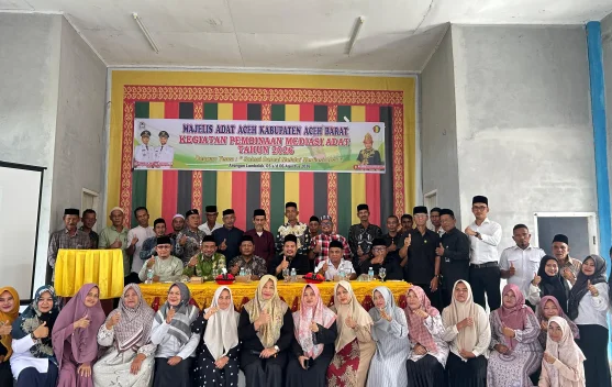 MAA Aceh Barat Pembinaan Pelatihan Mediasi Adat di Kecamatan Arongan Lambalek
