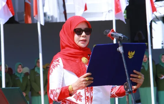 Ketua DPRK Aceh Barat Bacakan Proklamasi HUT RI ke-81
