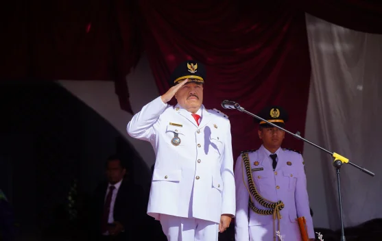 Pemkab Nagan Raya Gelar Upacara Detik-Detik Proklamasi HUT ke-81 Kemerdekaan RI
