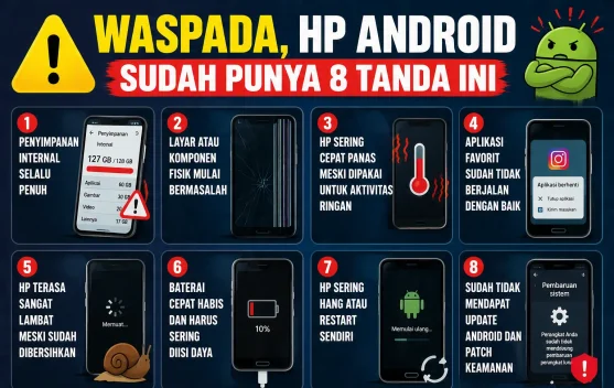 Waspada, HP Android Sudah Punya 8 Tanda Ini