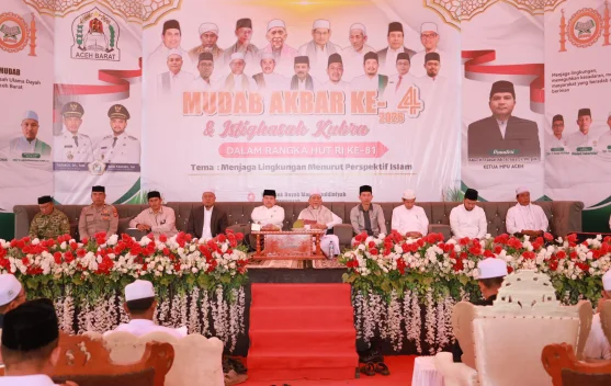 HUT ke 81 RI Ulama Dayah Adakan Mudab ke 4 di Kaway XVI Aceh Barat