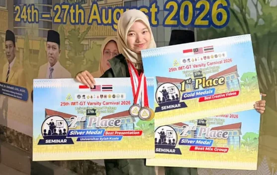 Mahasiswa Keperawatan USK Raih Tiga Medali di Ajang Internasional IMT-GT 2026