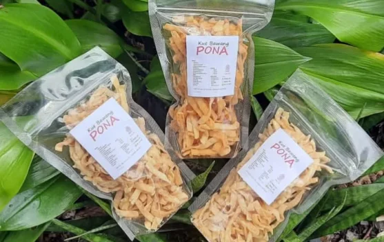 Berawal dari Usaha Rumahan, Kue Bawang Pona Tembus Pasar Luar Negeri