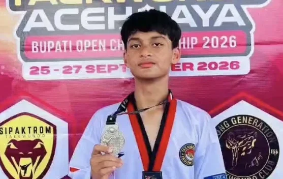 Atlet Muda Meulaboh Ibrahim Syakir Raih Perak di Aceh Jaya