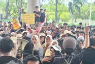 Masyarakat Dataran Tinggi Beutong Turun Gunung, Aksi Tolak Tambang