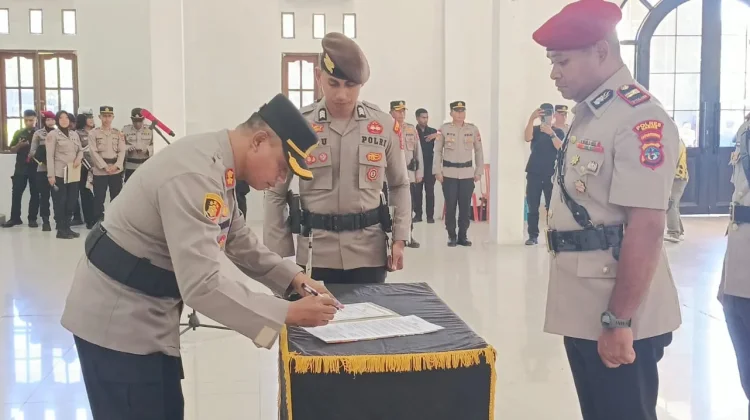 Bogi Transtanto Resmi Jabat Kasat Reskrim Polres Nabire
