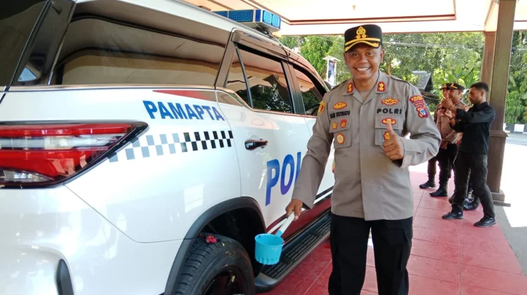 Polres Nabire Terima Mobil Pamapta Baru