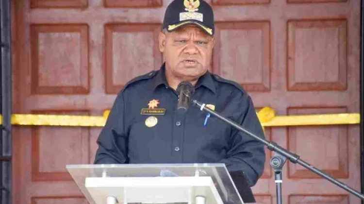 Bupati Puncak Jaya Komitmen Jaga Ketahanan Pangan