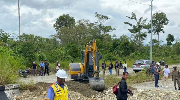 Pembangunan Jalan Bundaran Petrosea Mimika Ditargetkan Berlanjut