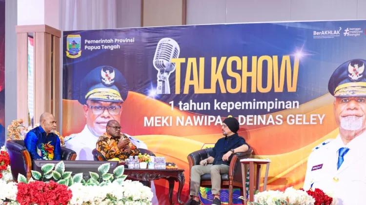 Pemprov Papua Tengah Gelar Talkshow Setahun Kepemimpinan