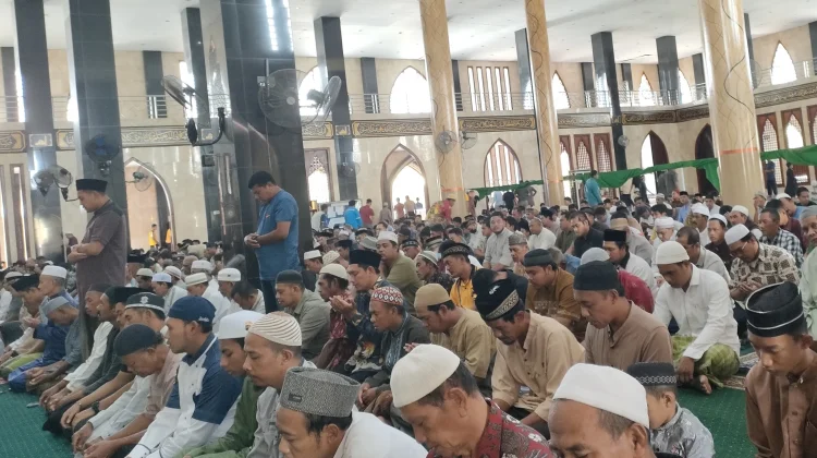 Sholat Jum'at Kedua pada Ramadhan 1447 H di Masjid Al-Falah Nabire