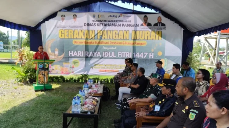 Mejelang Idul Fitri 1447 Hijriah Pemkab Nabire Kebali Menggelar Gerakan Pangan Mu