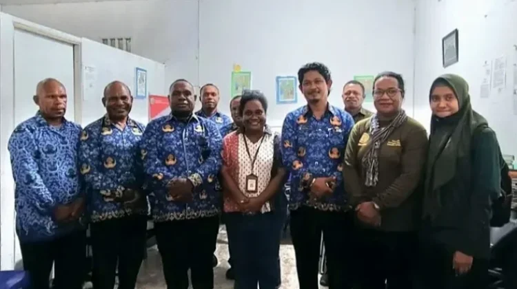 Bahas Program Strategis Ketahanan Pangan, BRMP Papua Tengah Kunjungi Dinas Pertan