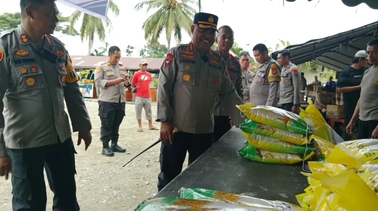 Polri Gelar GPM di Nabire, 10 Ton Beras SPHP Disiapkan jelang Idul Fitri 1447 Hijriah