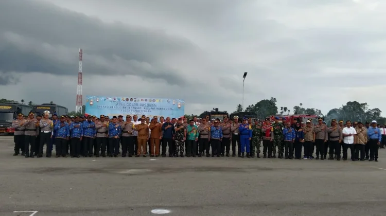 Wagub Papua Tengah Pimpin Apel Gelar Pasukan Operasi Ketupat Noken 2026