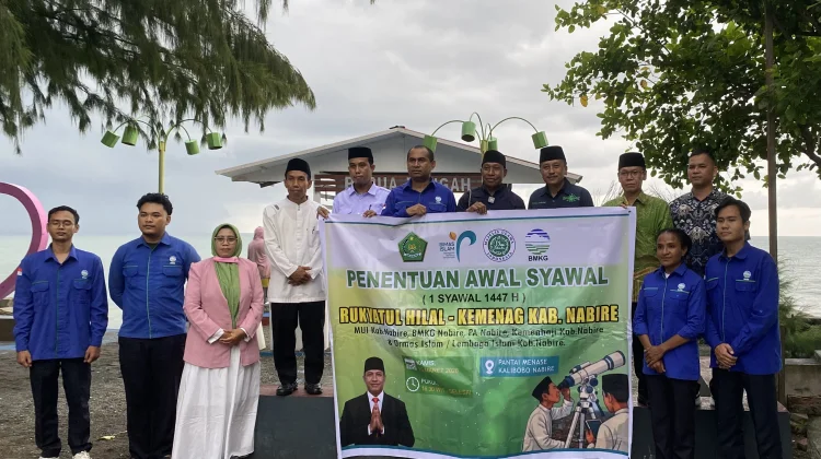 Hilal di Nabire Tak Terlihat, Tertutup Awan saat Pengamatan