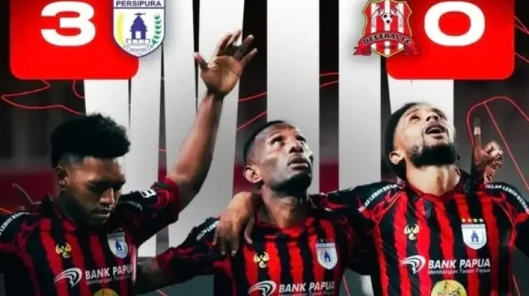 Persipura Menunjukan Performa Dominan Menaklukan Deltras FC 3-0