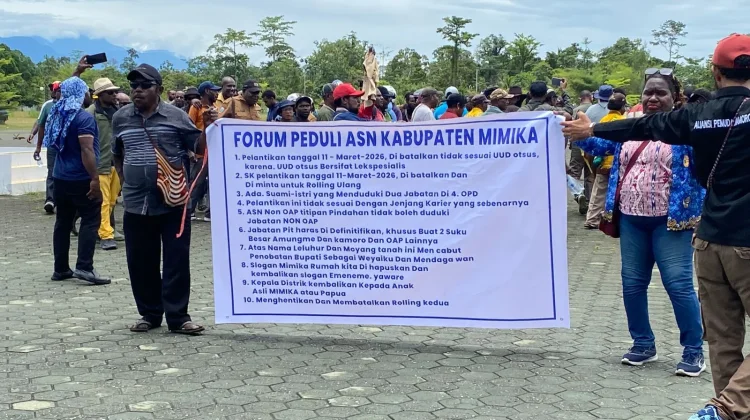 Aksi ASN Mimika Tolak Rolling Jabatan, Soroti Penempatan Pejabat